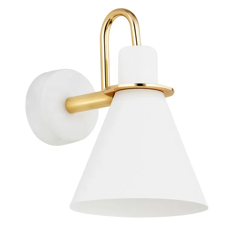 Kinkiet Beverly 4704 1Xe27 biały/złoty