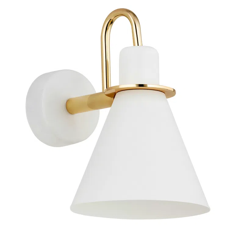 Kinkiet Beverly 4704 1Xe27 biały/złoty