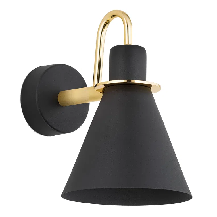 Kinkiet Beverly 4708 1Xe27 czarny/złoty