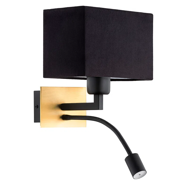 Kinkiet Bill 1041 2Xe27 czarny/złoty