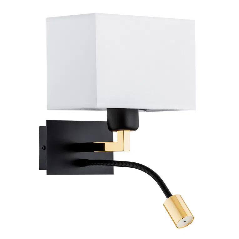 Kinkiet Bill 1051 2Xe27 biały/czarny