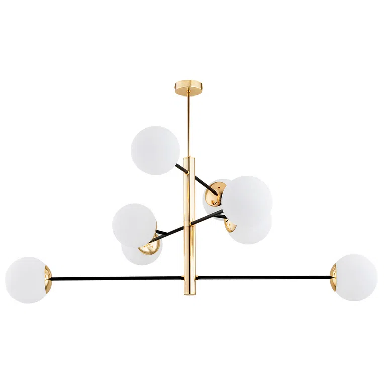 Lampa Wisząca Cameron 5041 8Xe27 opal