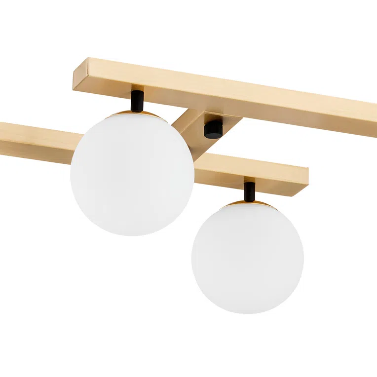 Plafon Freemont 1742 4Xe14 drewno naturalne/biały/czarny