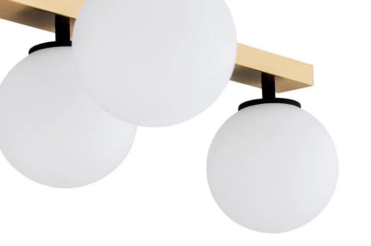 Plafon Freemont 2544 6Xe14 drewno naturalne/biały/czarny