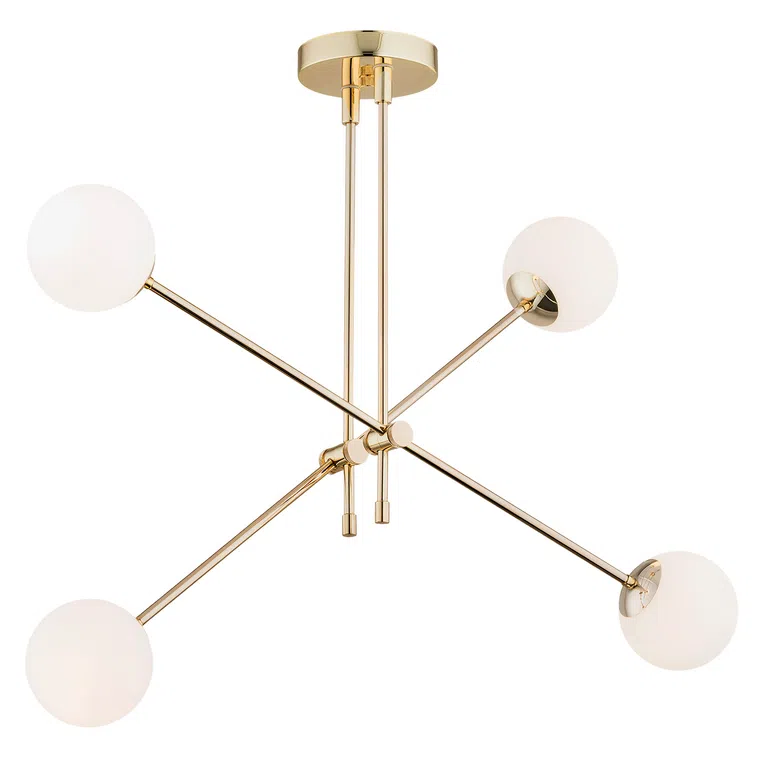 Lampa Wisząca Abstract 1695 4Xe14 złota