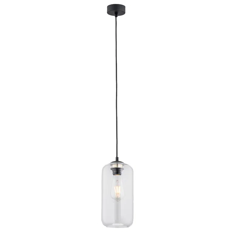 Lampa Wisząca Kalimera 4039 1Xgu10 transparentnya/czarna
