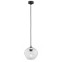 Lampa Wisząca Kalimera 4041 1Xe27 przezroczysta/czarna