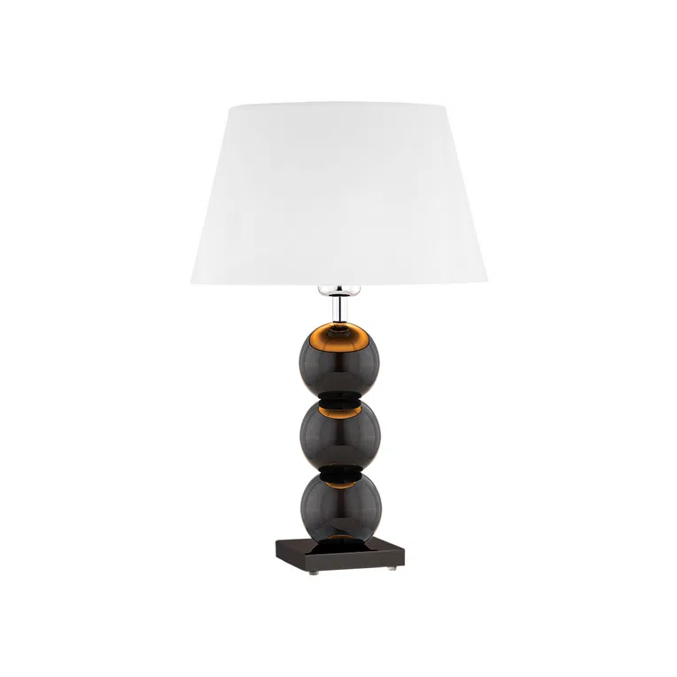 Lampa Stołowa Fudżi 4058 1Xe27 biała/czarna