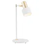Lampa Biurkowa Doria 4256 1Xe27 biała/złota