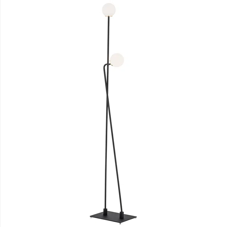 Lampa Podłogowa Faron 893 2Xg9 czarna