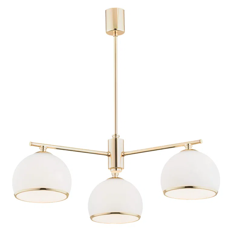 Żyrandol Marbella 1488 3Xe27 Mosiądz/Opal