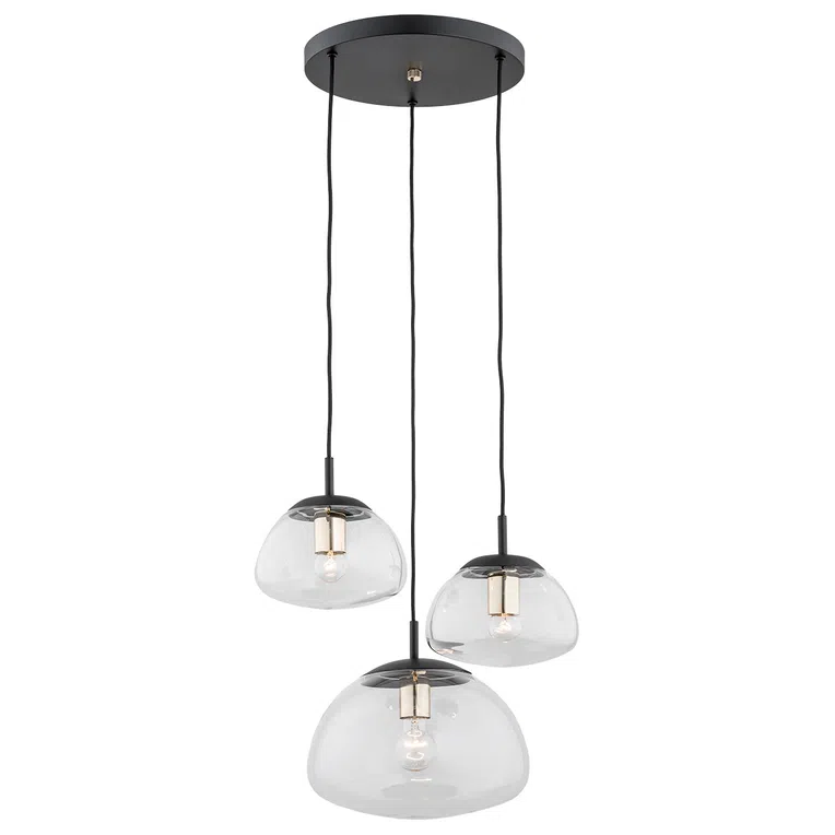 Lampa Wisząca Trini 1492 3Xe27 przezroczysta