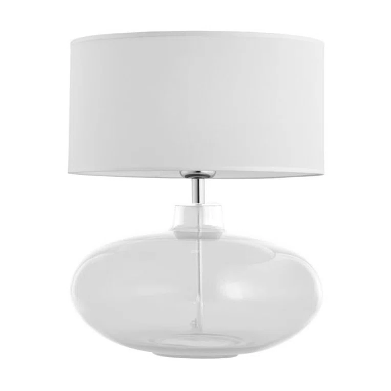 Lampa Stołowa Sekwana 3051 1Xe27 biała/przezroczysta