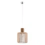 Lampa Wisząca Portoryko 3673 1Xe27 brązowa/drewno naturalne