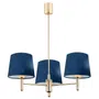 Żyrandol Ponte 1485 3Xe27 Granatowy