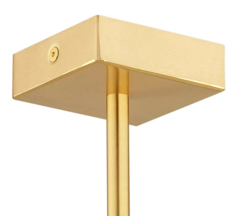 Żyrandol Abruzzo 5051 8Xe14 biały/mosiądz