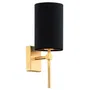 Kinkiet Abruzzo 8035 1Xe14 czarny/mosiądz