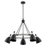Żyrandol Charlotte 2118 5Xgu10 Led Ar111 czarny/mosiądz