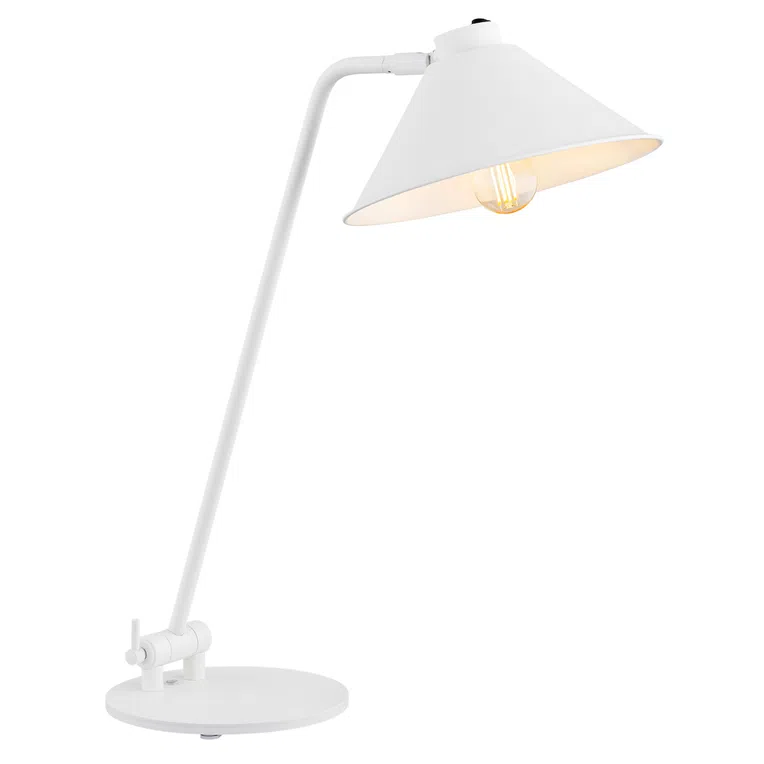 Lampa Biurkowa Gabian 4996 1Xe27 biała