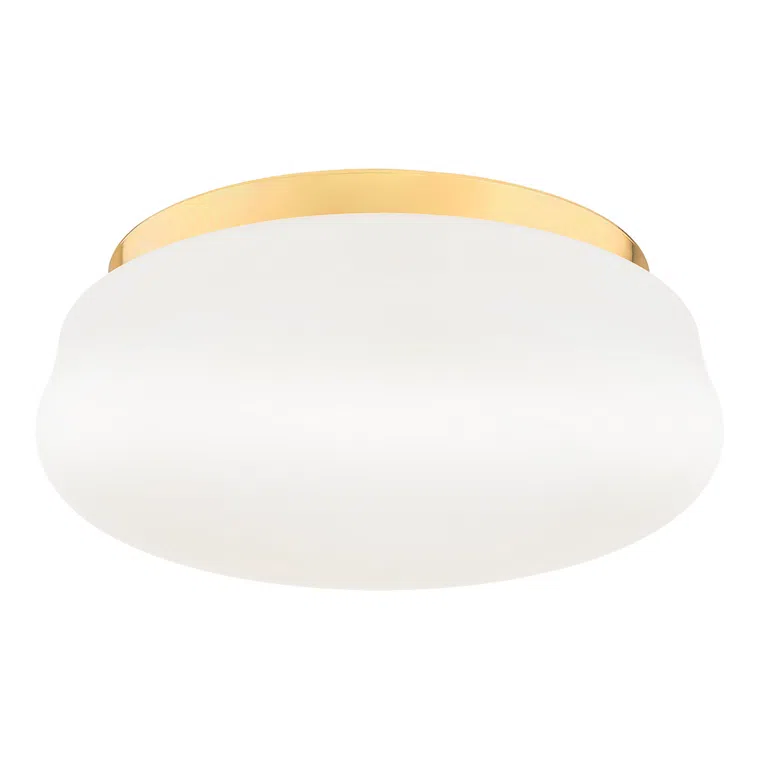 Plafon Ombra 6142 3Xe27 opal/mosiądz