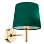 Kinkiet Ponte Plus 8105 1Xe27 zielony/mosiądz