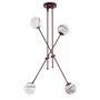 Lampa Wisząca Absos 4xe14 czekoladowy brąz