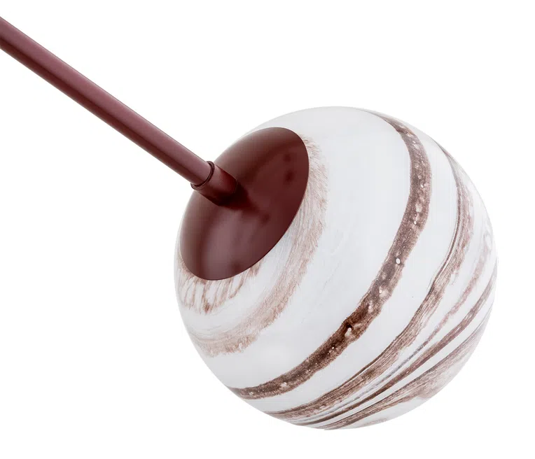 Lampa Wisząca Absos 4xe14 czekoladowy brąz