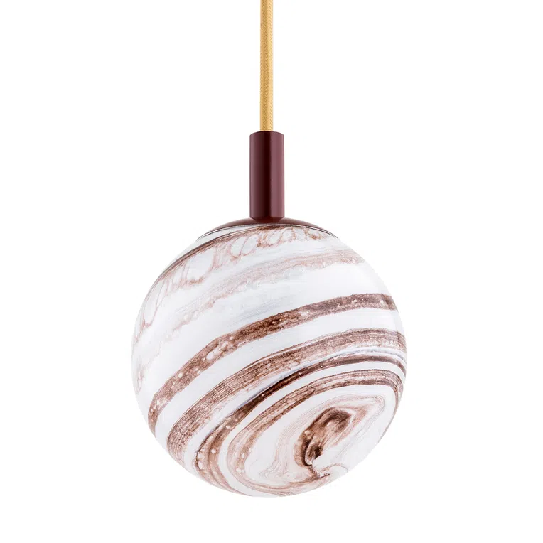 Lampa Wisząca Almiros 1xe14 czekoladowy brąz