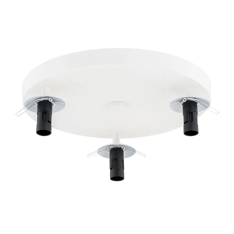 Plafon Fabio 3xe14 kremowy biały