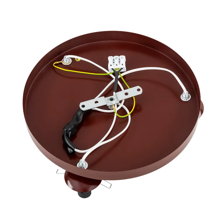 Plafon Fabio 3xe14 czekoladowy brąz