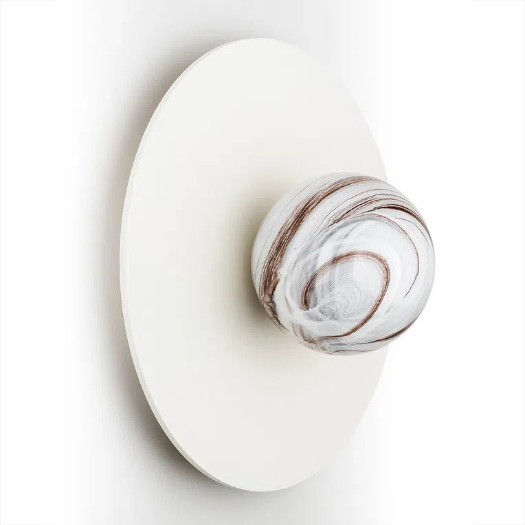 Kinkiet Piava 1xe14 kremowy biały