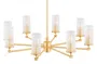 Żyrandol Hampton 8xe14 mosiądz