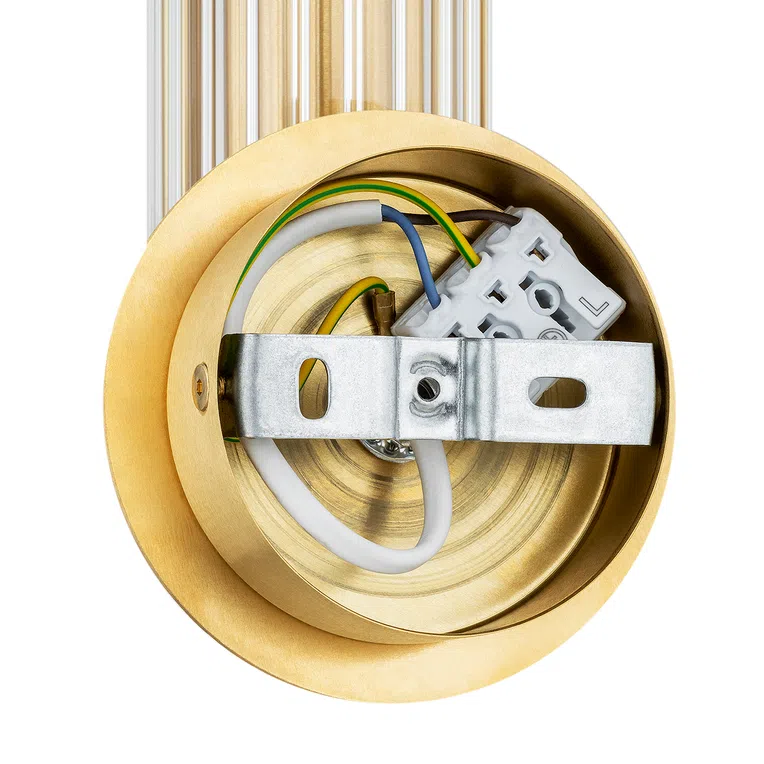 Kinkiet Hampton 1xe14 mosiądz