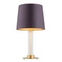 Lampa stołowa Hampton 1xe27 fioletowy/mosiądz