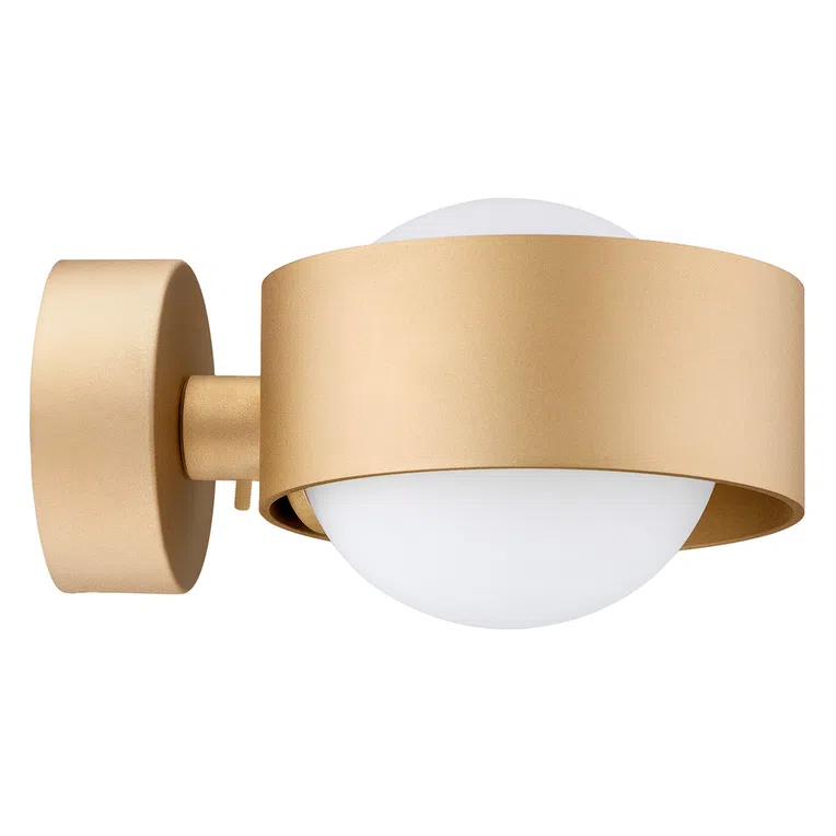 Kinkiet Massimo plus 1xg9 opal/złoty