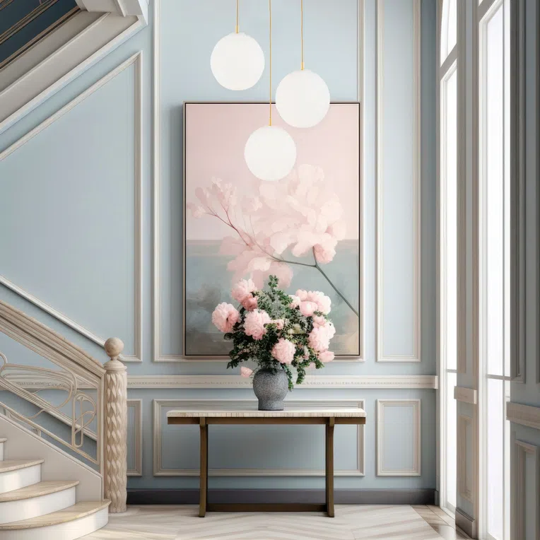 Lampa wisząca Paloma 3xe27 opal/mosiądz