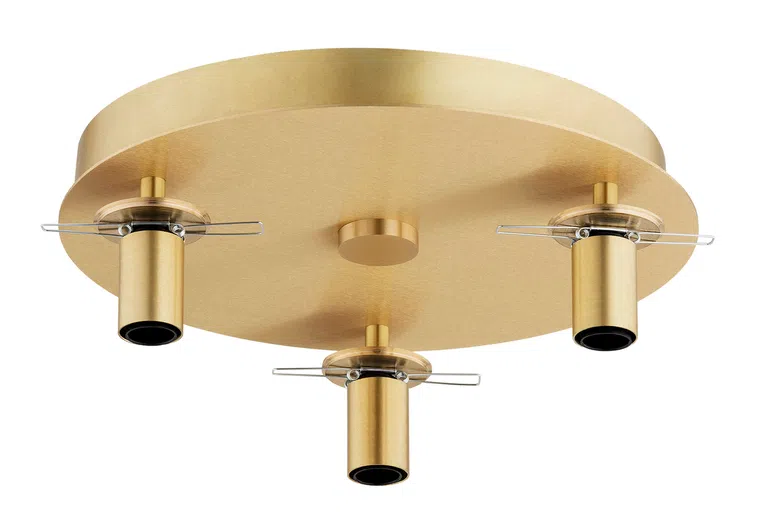 Plafon Paloma 3xe14 opal/mosiądz