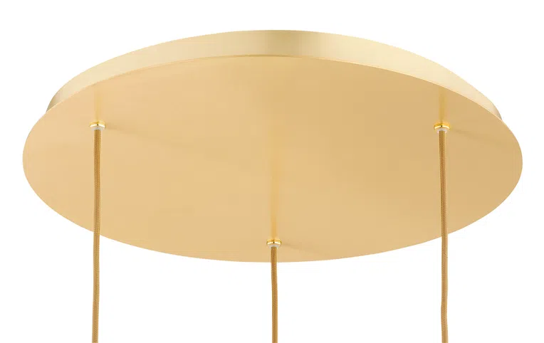 Lampa wisząca Paloma 3xe27 miodowy/mosiądz