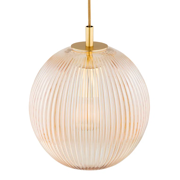 Lampa wisząca Paloma 3xe27 miodowy/mosiądz