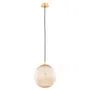 Lampa wisząca Paloma 1xe27 miodowy/mosiądz