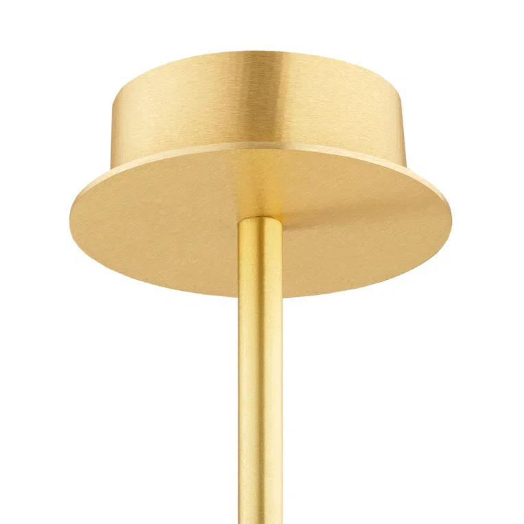 Żyrandol Princeton 5xe27 fioletowy/ mosiądz