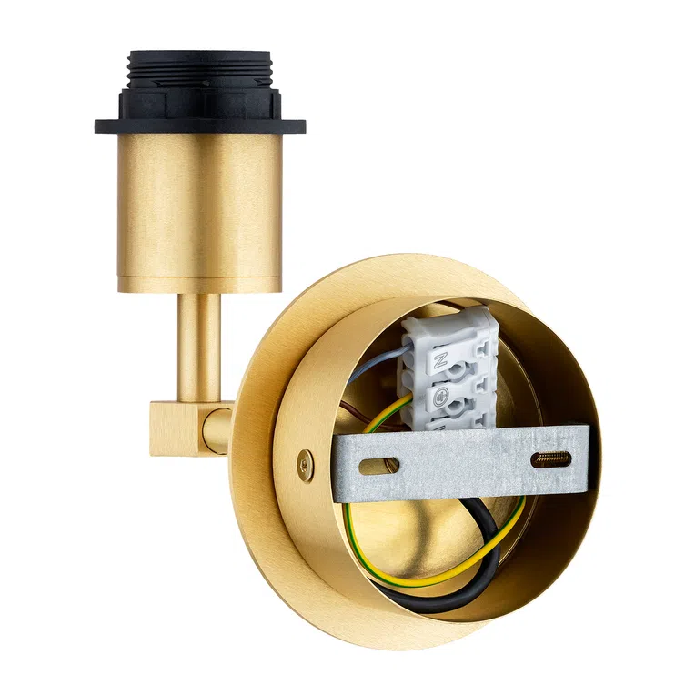 Kinkiet Princeton 1xe27 fioletowy/ mosiądz