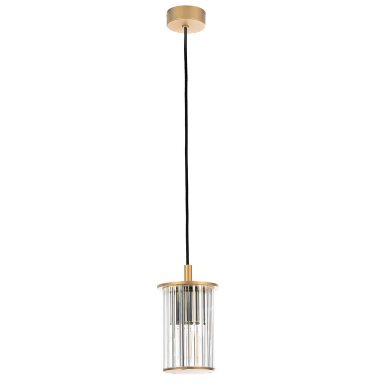 LAMPA OGRODOWA WISZĄCA 8755 NORFOLK 1XE27 ZŁOTY/TRANSPARENTNY