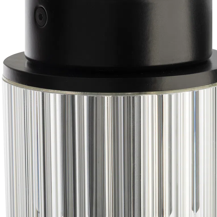 PLAFON 8773 NORFOLK 1XE27 CZARNY/TRANSPARENTNY