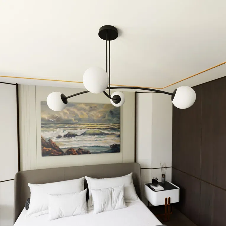 Lampa Sufitowa Halldor 41024/4 4Xe14 biała