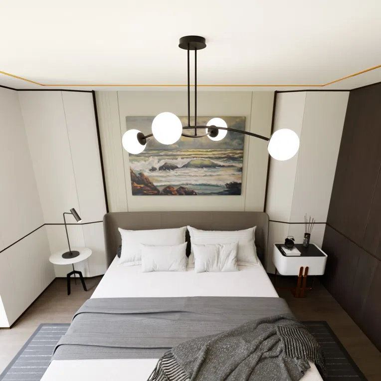 Lampa Sufitowa Halldor 41024/4 4Xe14 biała