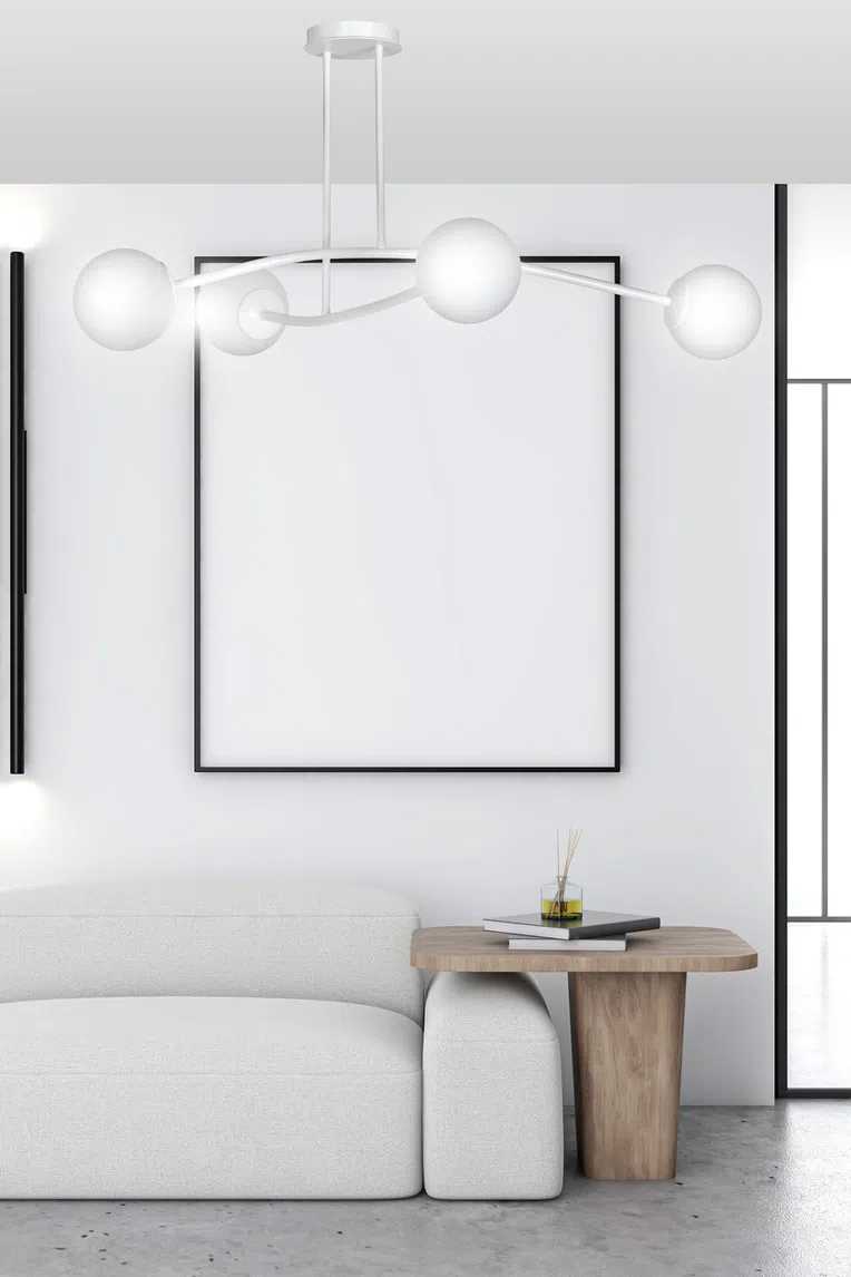 Lampa Sufitowa Halldor 6 1025/6 6Xe14 biała