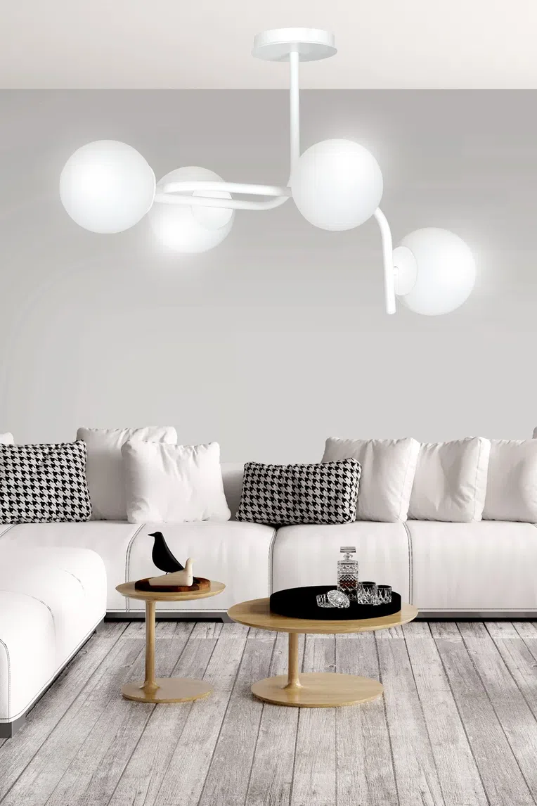 Lampa Sufitowa Kalf 4A 1031/4A 4Xe14 biała