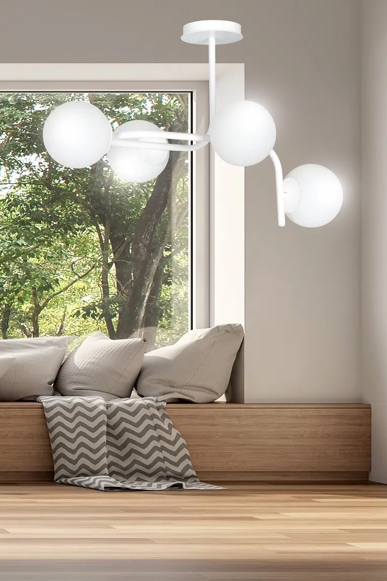 Lampa Sufitowa Kalf 4A 1031/4A 4Xe14 biała