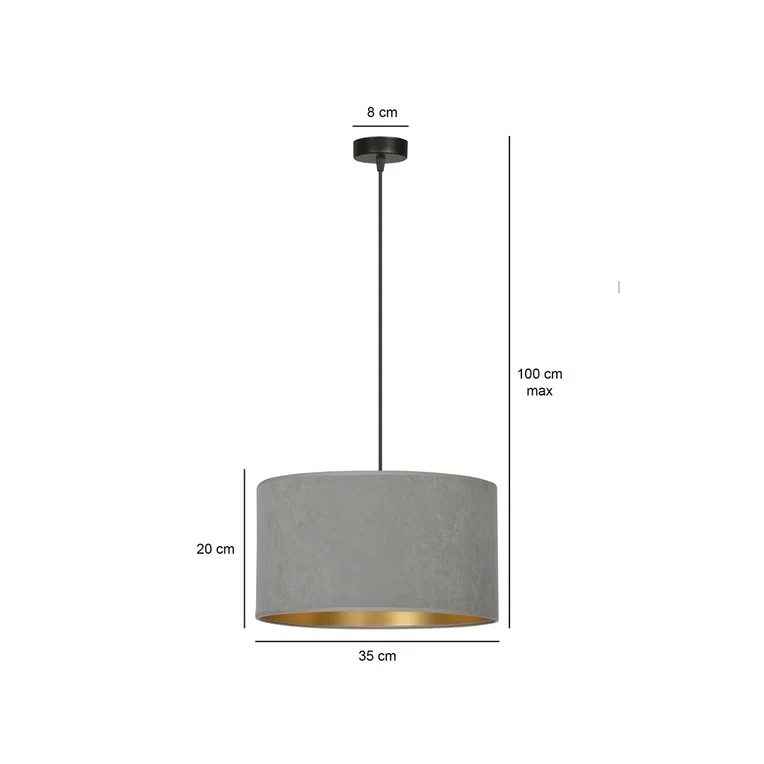 LAM WISZ HILDE 1 BL1050/1 1XE27 SZA